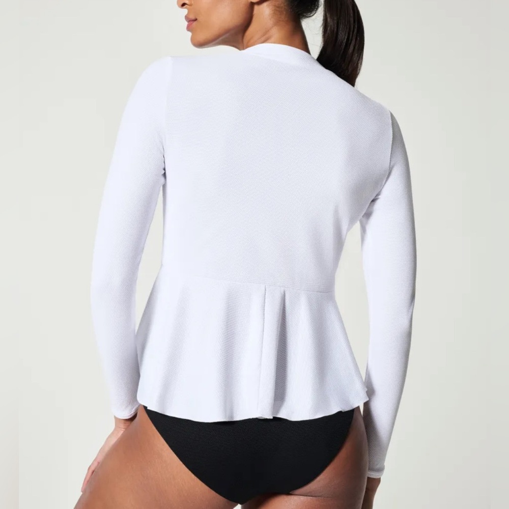 SPANX Pique Long Sleeve Swim Shirt
Crisp White ~ NWT - Picture 2 of 13